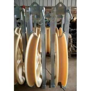 Large Diameter Wire Stringing Blocks With Three Wheels Transmission Parts