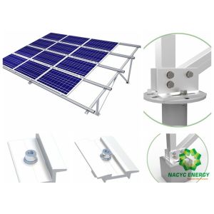 Grid Tie Solar Ground Mount Solar Racking Systems Support Modules Mounting