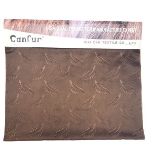 Knitted Type Warp Stripe Style Super Soft Fabric for Toys or Garment