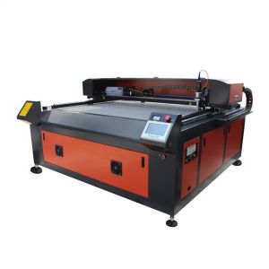 Fiber CO2 Laser Engraving Cutting Machine 20W 30W 50W 2 In 1 Laser Flatbed