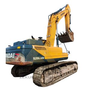 Used Hyundai 520-9VS 52Ton Excavator with Cummins Engine and Original Pump