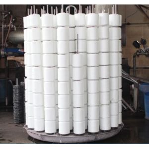 China Supplier Raw white 100% Spun Polyester Yarn 40/2 40/3 50/2 60/2