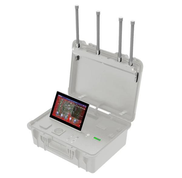 Quality IP65 Drone Defense System Suitcase Anti Drone System 5km Detection Range wholesale