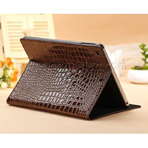 Cheap crocodile leather case for Ipad air, protective case for Ipad air, accessory for Ipad for sale