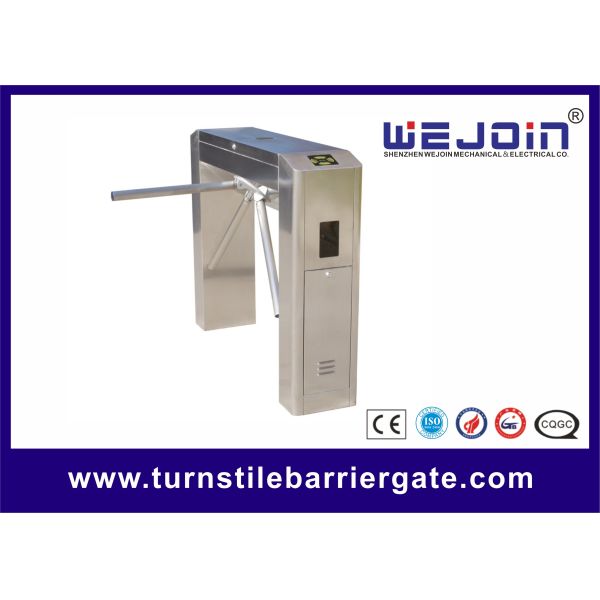 Fingerprint Rfid Card Reader Security Swing Barrier Gate Full Height 304