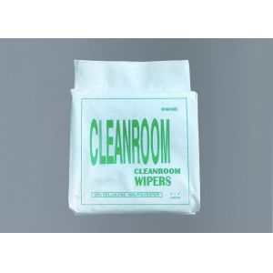 Low Particle Cleanroom Wipes Square Shaped Medium Duty Application