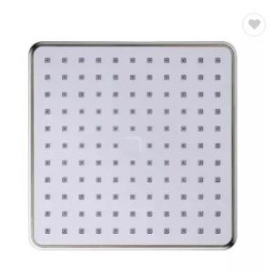 ABS Plastic Square Bathroom Wash Shower Head With And Chrome Top Onsite