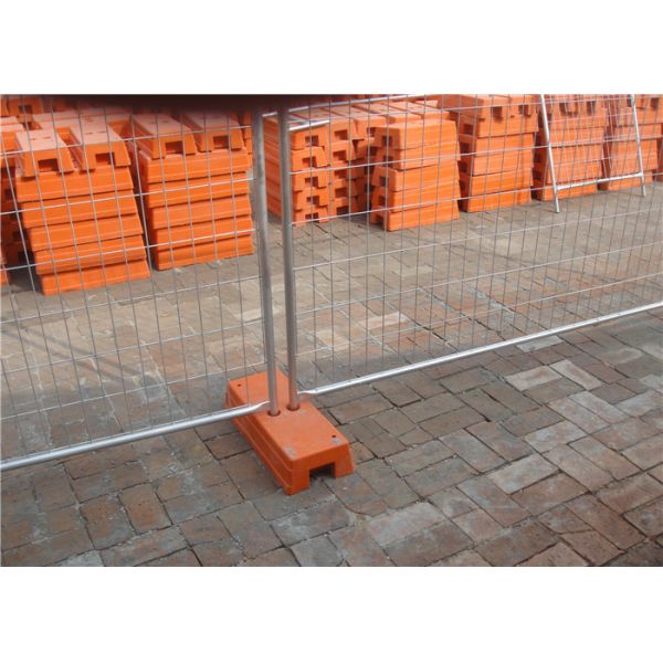 Quality Removable metal 2.1 * 2.4m temporary fencing with 2mm thickness pipe wholesale