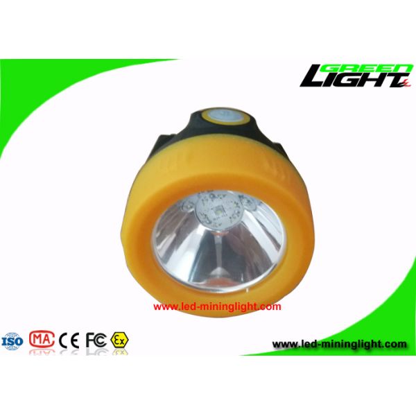 Portable 10000 Lux Cordless Cap Lamp High Low Beam 3.8Ah With USB / DC Charger