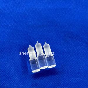 Custom High Light Transmittance High Purity Full Transparent Slotted Quartz Rod