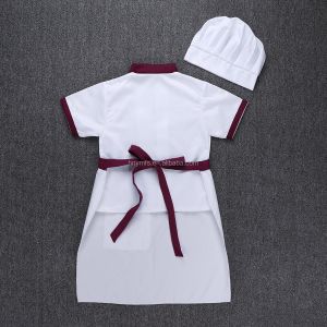 Canvas Cotton Custom Patterned Children Apron Durable Kitchen Kids Art Apron