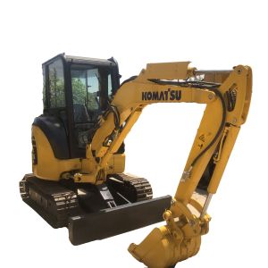 Cheap Used Komatsu PC35 3.5Ton Hydraulic Mini Digger Crawler Excavator with 11.2 kW Power for sale