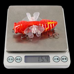 10 Colors 7.5CM/15.5g Twin Propeller Plastic Hard Bait Tractor Rotary Tackle