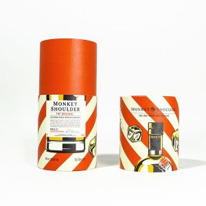 Custom Premium Paper Packaging Tube Box Round Rigid Box Wine Perfume Skincare