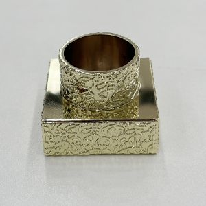 Square Zamak Perfume Caps With Customized Features Die Casting Process
