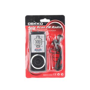 Portable FM Radio Speaker with UM3*2 Battery and Built In Speaker Mini Pocket