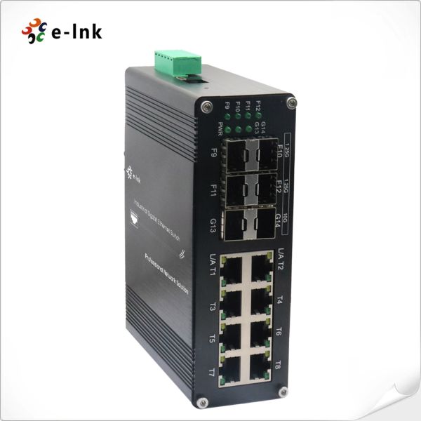 Industrial L2+ 8-Port 10/100/1000T + 4-Port 1G SFP + 2-Port 10G SFP+ Managed