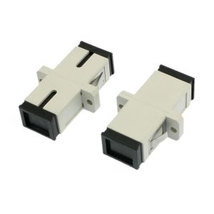SC Simplex / Multimode Adapter , Optical Fiber Socket with Plastic Housing