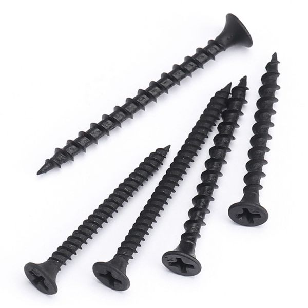 C1022A Metric Black Countersunk Head Drywall Screw for Heavy Industry Installati