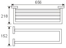 SANO Shower Storage Shelf ODM 304 Stainless Steel Towel Holders Bar Rail