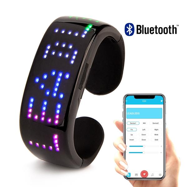 Quality Bluetooth Remote Control LED Bracelet App Programe Text Pattern wholesale