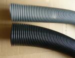 125mm High Pressure PVC Flexible Air Duct Hose With Black Or Grey Color