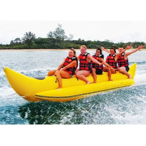 Aqua Park Towable Inflatables , 3 - 5 persong Inflatable Flying Banana Boat