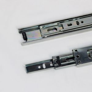 Iron Tri Fold Furniture Drawer Slides 600mm For Kitchen Cabinet