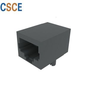 Unshielded RJ45 Modular Jack Ethernet Connector , RJ45 Connector 8 Pin 8 Contact
