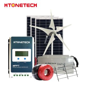 Mono B Grade Grid Connected Solar System With Horizontal Axis Wind Turbine