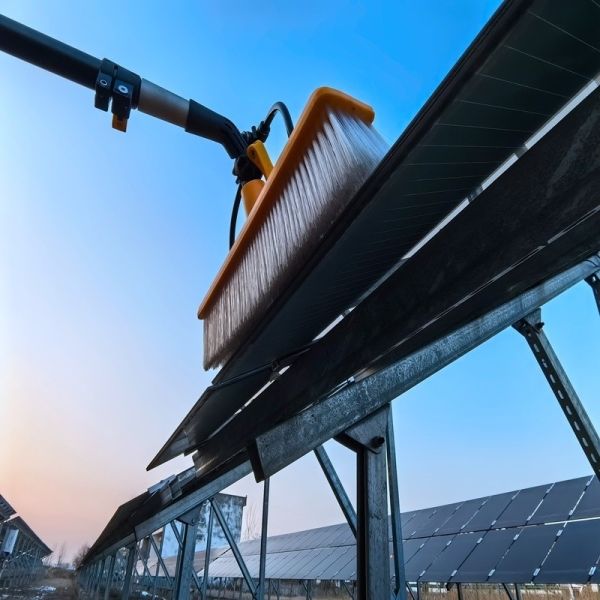 Manual Automation Advanced Solar Panel Cleaning Brush 3.6 M Customization