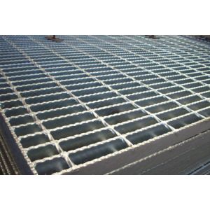 Q235 Serrated Grating Carbon Steel Bar Grating ISO9001 Certified