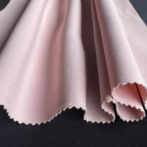 Polyester Spandex 275g Plain Fabric for Ladies