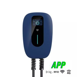 RFID Type 2 EV Home Charger 400V 32 Amp Car Charging Point OCPP 1.6 Json