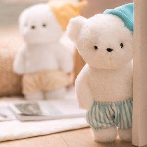 Hand Washable 100g Teddy Bear Plush Toys With Hat