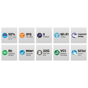 Autel Maxisys MS908 Automotive Diagnostic Scanner Tool Connected MaxiFlash Elite