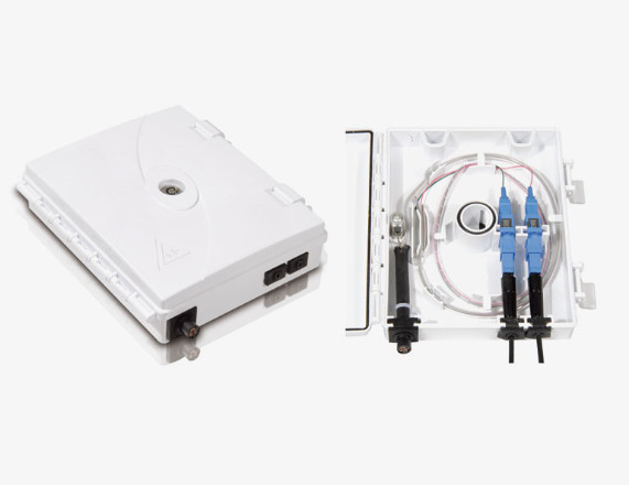 optical fiber distribution box FTTH Outdoor use 2F Access terminal box IP55