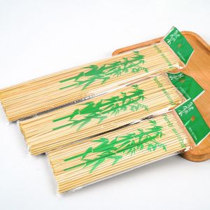 Custom Disposable Bamboo Skewers Compostable Versatile Use Heat Resistance