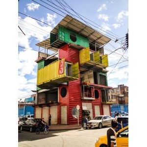 40 Foot Shipping Container Square Footage Modular Prefab With Weld Steel Base