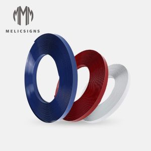 China Out Door Advertising LED Light Blue Color J Type 3/4 Channel Letters Plastic Trim Cap on sale