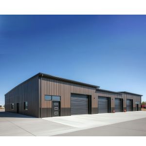 Customizable Steel Frame Warehouse with Strong C-Section and Z-Section Purlin