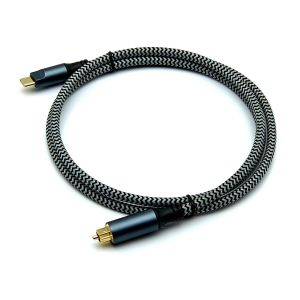 Hot Selling Toslink Audio Optical Cable With Type-C Male And Gold Plated