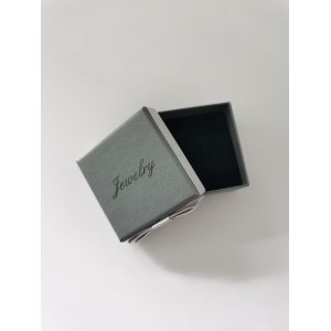 Foldable Custom Packaging Boxes Jewelry Biodegradable Gravure Printing