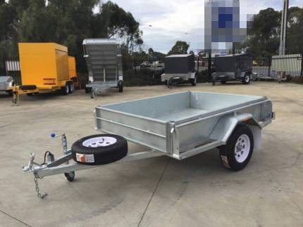 Quality 7x 5 Hot Dipped Galvanised Single Axle Trailer 750KG wholesale
