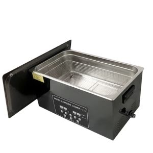 Black Titanium 22 Liter Ultrasonic Cleaner 480W Ultrasonic Cleaning Unit Multi