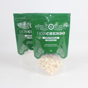 Wholesale Food Grade Plastic Bags Custom Printed Sand Up Zipper Pouches Resealable Food Packaging Bags with Window