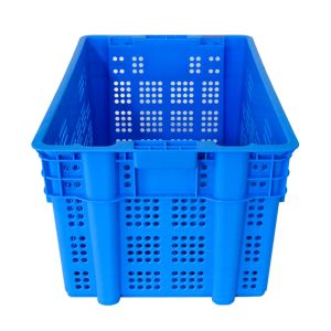 Plastic Mesh Crate Nest Stack Vented Plastic Basket for Turnover Storage