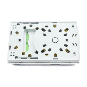 2 Ports FTTH Wall Box Indoor Optical Outlet With SC Simplex LC Duplex Adapters