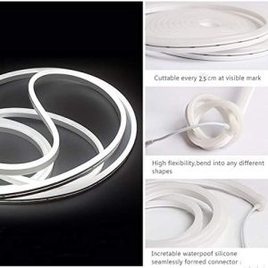 8mm White Ip67 Led Neon Tube Flexible Plug And Play