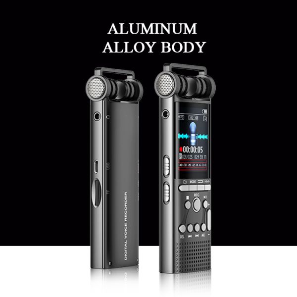 Digital Voice Recorder Continuous Recording Built-in Two Microphones Voice Recorder Audio Recording